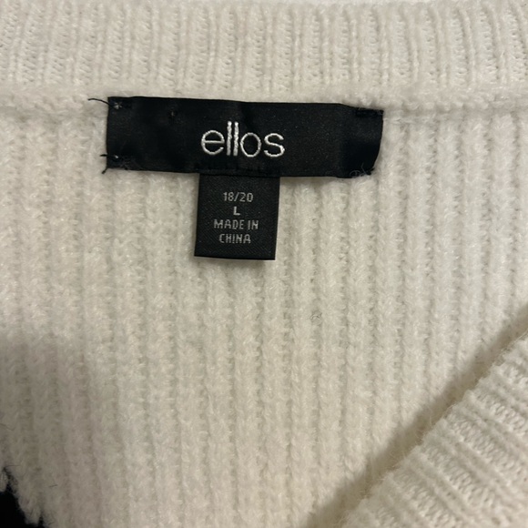Ellos Plus Size Color Block Pullover Sweater Size 18/20 - Picture 6 of 7